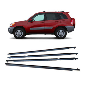 Ô Tô Cao Su Side Cửa Sổ Trim Thời Tiết Dải Cửa Xe Vành Đai Đúc Weatherstrips Con Dấu Vành Đai Cho <span class=keywords><strong>Toyota</strong></span> Rav4 2006-2008 - Product Image 1