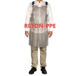 Chainmesh Apron For Butcher /chainmail Stainless Steel Protective Apron/working Cut Resistant Apron For Food Service