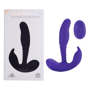 Aphrodisia Télécommande Plaisir Anal Double Stimulateur Prostate Vibrant Silicone + ABS 10 Modes de Vibration 10m Télécommande USB - Product Image 6
