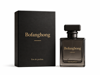 Flacon de parfum en verre rectangulaire de 30 ml, 50 ml, 100 ml, flacon de parfum vide de luxe, flacon vaporisateur personnalisé avec logo couleur, emballage en boîte de 100 pièces