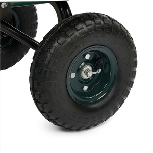 Modern 38x19x20" Yard <b>Cart</b> Rubber OEM/ODM 4.0-cu ft Metal Plastic Use for <b>Gardening</b> and Carrying Tools & Plants ODGGAR028 - Product Image 5