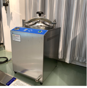 Barattolo di vetro dell'alimento della carne in scatola/sterilizzatore verticale dell'<span class=keywords><strong>autoclave</strong></span> di sterilizzazione a vapore della vetreria 28L prezzo - Product Image 2