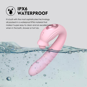 Vibrador telescópico para mujer, función para lamer la lengua giratoria, juguete sexual para adultos, masturbador estimulante para el orgasmo - Product Image 3