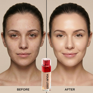 Base de Maquillaje Líquida Vegana, Marca Privada, Libre de Crueldad Animal, Resistente al Agua, <span class=keywords><strong>Cobertura</strong></span> Total, Mate, Control de Grasa, OEM, ODM, Logotipo Personalizado, Corrector de Larga Duración - Product Image 4