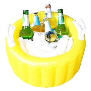 Hot Sale Inflatable Cup <strong>Holder</strong> Water <strong>Pool</strong> Drink Floating Float with Cup <strong>Holder</strong> <strong>Beverage</strong> Tubs &amp; Ice Buckets - Product Image 3