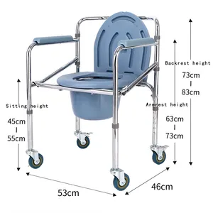 Dossier pliable pour salle de bains, chaise de toilette, soins de rééducation, pour personnes âgées, patients, nouvelle tendance