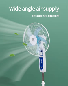 China Manufacturers Solar Rechargeable Fan with <b>Bulbs</b> USB Output 12000mAh <b>Battery</b> 6-12 Hours Runtime 16-Inch Solar Stand Fan - Product Image 2