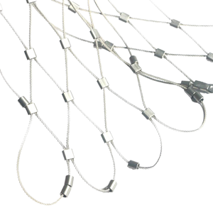Customizable Woven Wire Rope Bird Netting Flexible Stainless Steel Cable Mesh for Zoos Parks Wildlife USA-Welding Cutting - Product Image 4