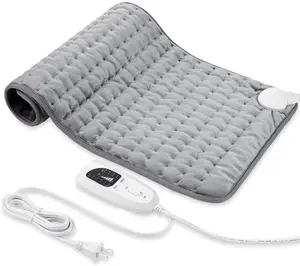 Siêu mềm flannel điện sưởi ấm pad với 6 mức điều chỉnh nhiệt độ nóng Pad cho cơ thể ấm áp