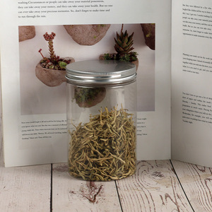 Transparent Plastic Jar With Metal Lid 85x130mm For Food Storage Sealing Container General Packaging Cylinder Shape - Product Image 5