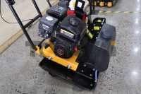 Compacteur à plaques 100 kg 20 kN, 6,5 CV, essence/diesel, machine de compactage du sol, piqueuse vibrante pour projets de construction routière