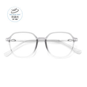 Monture de lunettes Danyang ovale TR 3,5 mm anti-lumière bleue unisexe, monture complète, verres acryliques pour ordonnances - Product Image 1