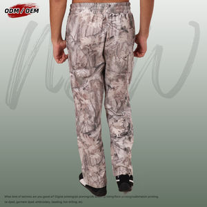 Pantalon décontracté streetwear camouflage imprimé par transfert thermique en laine, style baggy, taille élastique, service OEM disponible, coupe ample - Product Image 2