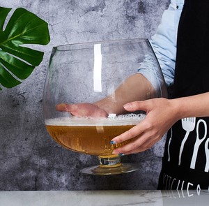 Ly bia cổ điển trong suốt cỡ lớn đặc biệt, bể cá cỡ lớn, ly rượu vang đỏ khổng lồ, ly rượu mạnh - Product Image 3