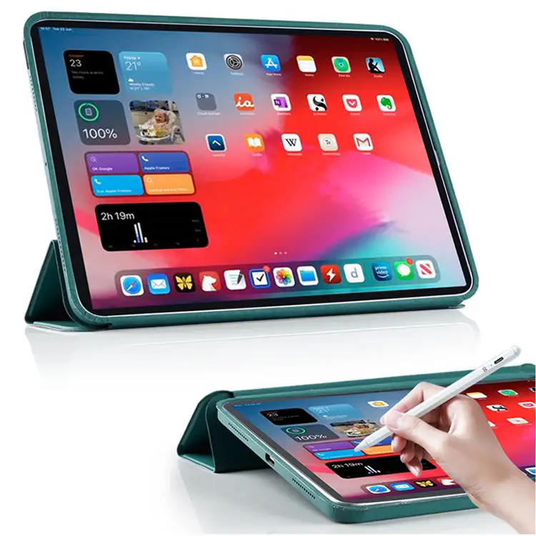 MRYES Custom Folding Shockproof Auto Sleeve PU Leather Tablet Covers Case For Apple iPad Mini Pro 9.7 10.5 11 12.9"