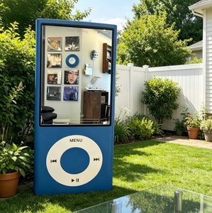 <span class=keywords><strong>Miroir</strong></span> <span class=keywords><strong>mural</strong></span> géant personnalisé en forme d'iPod, <span class=keywords><strong>miroir</strong></span> décoratif en bois coloré en forme d'iPod pour café-bar - Product Image 5