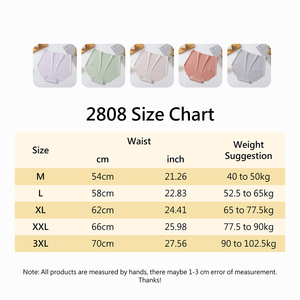 Celana dalam wanita ukuran besar, celana dalam wanita katun selangkangan tanpa jejak pinggang tinggi mulus es sutra ukuran besar musim panas <span class=keywords><strong>M</strong></span> L XL XXL 3XL - Product Image 5