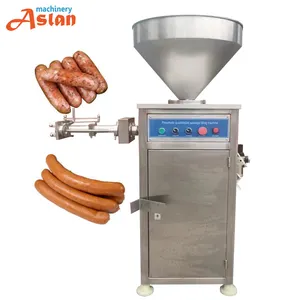 Sausage Stuffing Machine Industrial Red Sausage Filling and Knotting Machine Continuous Enema Machine