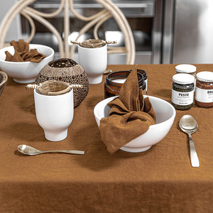 Tovaglia Personalizzata Fatta a Mano in Lino, <span class=keywords><strong>Copritavolo</strong></span> per Eventi, Feste e Casa, Tovagliolo da Tavola <span class=keywords><strong>Moderno</strong></span> all'Ingrosso - Product Image 5