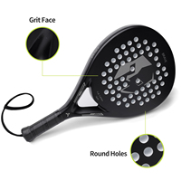 Pala de Pádel CASTON Sports PR670/660 de Alto Rendimiento Fibra de Carbono Equipo Deportivo Núcleo Duradero de Espuma EVA Pala De Pádel