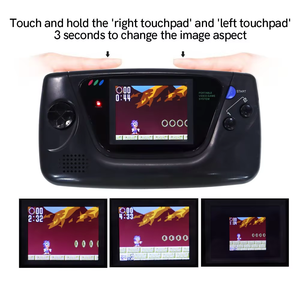 Kit d'écran LCD tactile rétroéclairé haute luminosité Hispeedido avec coque pré-découpée pour SEGA Game Gear pour SEGA GG - Product Image 5