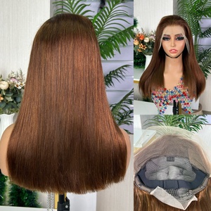 SDD 5x5 Vietnam Bone Straight Bob <b>Wig</b> 100% Human Hair Glueless <b>Wig</b> Super Double Drawn - Product Image 6