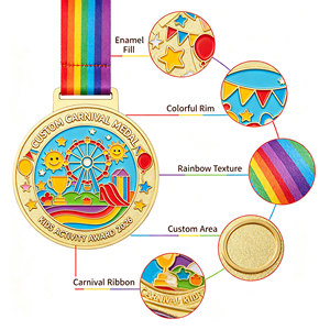 Medallas de Carnaval Personalizadas, Recuerdos para Eventos, Premios Personalizados al por Mayor, Medallones Metálicos para Actividades Infantiles, Venta Directa de Fábrica - Product Image 2