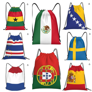 <span class=keywords><strong>Sac</strong></span> à dos à cordon ajustable Bestseller Flag Custom 2026 pour match de football, 48 pays, <span class=keywords><strong>sac</strong></span> de sport et de gym pour femmes et hommes - Product Image 4