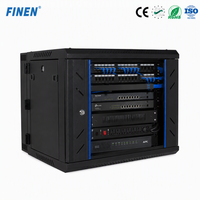 Armoire réseau FINEN 19 pouces, porte arrière, entretien facile, gain de place, garantie 1 an, vente chaude, prêt pour la vente en gros, CE ISO