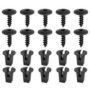 Vis de fixation pour pare-chocs avant Volkswagen Audi Passat 0541 Plastique Métal Lot de 20 pièces - Product Image 5