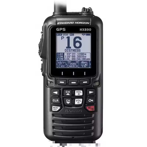 Radio <span class=keywords><strong>VHF</strong></span> portable flottante Yaesu 6 Watts, étanche IPX8, Standard <span class=keywords><strong>Horizon</strong></span> HX890, radio bidirectionnelle - Product Image 2