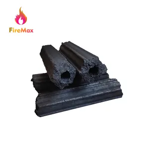 FireMax Good Selling 100% Bamboo Natural Charcoal Sawdust Coal Hardwood Hexagonal Briquette Charcoal For Restaurant