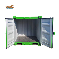 Conteneur de transport mini portable en acier Corten de 6 pieds, neuf, pour le stockage de marchandises sèches, à vendre