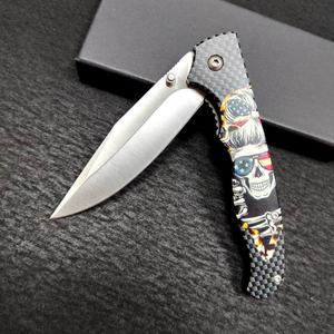 Nuevo Cuchillo de Bolsillo Iwakee Verde para Supervivencia en la Jungla, para Acampar y Hacer Senderismo, Hoja de Acero Inoxidable, Mango de Plástico, Plegable, Grado Industrial, OEM - Product Image 4