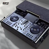 Boîtier en aluminium Pioneer Compact DJ Box avec roues internes, matériau EVA léger, compatible avec CDJ2000/DJM900/DJ2000/DJ800/X32-OEM/ODM