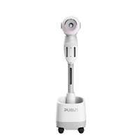 PUSUN untuk MAX Professional Robot Tenis Meja Berdiri Lantai Baja Tahan Karat Penggerak 3 Roda Pemrograman APP Daur Ulang Otomatis