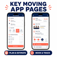 Servicio de Mudanza Confiable, Aplicación de Reserva de Mudanzas, Desarrollo de Aplicaciones para iOS y Android con Cotización de Servicio, Reserva de Mudanzas LionCreate