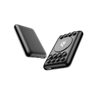 10000mAh de la Copa tarjeta Qi compartido magnético personalizado portátil disposición Mini cargador de banco de potencia - Product Image 1