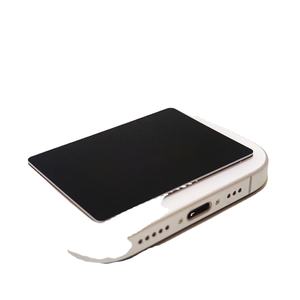 Mini carte NFC passive numérique intelligente pour médias sociaux, noire mate, à coller sur l'étui de téléphone - Product Image 1