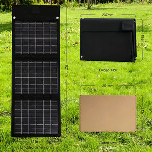 Panel Solar Portátil Plegable de Alta Eficiencia de 18W, Certificado TUV, Ecológico, Impermeable IPX4 para Camping al Aire Libre y Teléfono - Product Image 2