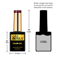 Marque privée Ensemble de vernis à ongles en gel 90 couleurs Fournisseur d'ongles en gros Vernis à ongles en gel Uv professionnel non toxique