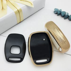Funda Protectora de TPU con Borde Dorado para Llaves de Auto, 2 y 3 Botones, para Honda Accord, Civic, CR-V, Fit, Odyssey - Product Image 3