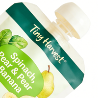 Pochette Doypack personnalisée avec bec verseur et bouchon pour l'emballage de purée de fruits, lait et jus pour bébés