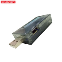 SHENGFAWEIYE Testeur de détection de courant et de tension USB, boîtier ABS, protection IP54, anti-poussière, installation facile