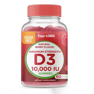 批发维生素d软糖5000IU芒果味批量供应D3儿童成人软糖