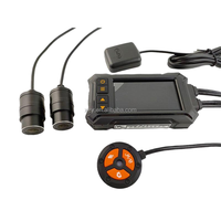 Mini caméra de tableau de bord de moto Wifi DVR, caméra GPS, caméra moto grand angle, étanche IP67, double HD 1080P, écran IPS 3 pouces