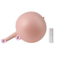 Dildo et boule sexuelle gonflables en silicone, jouet de masturbation électrique et manuel pour l'assistance posturale et l'interaction en couple