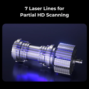 22+7 lignes laser et lumière structurée NIR 3D Creality Pro pour l'impression industrielle/3D, numérisation noire/métal CR-Raptor Pro Creality Rap - Product Image 4