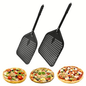 <span class=keywords><strong>Pala</strong></span> para Pizza de Aluminio de Buena Calidad con Mango Corto para Girar la Pizza en el Horno, Herramienta para Pizza - Product Image 2