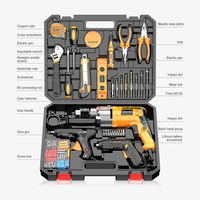 Nouvelle boîte de rangement d'outils de chantier en plastique rigide et résistant, prix bas, ensemble d'outils électriques combinés, perceuse électrique